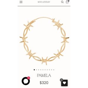 Maya Jewelry Pamela Hoop Earrings
